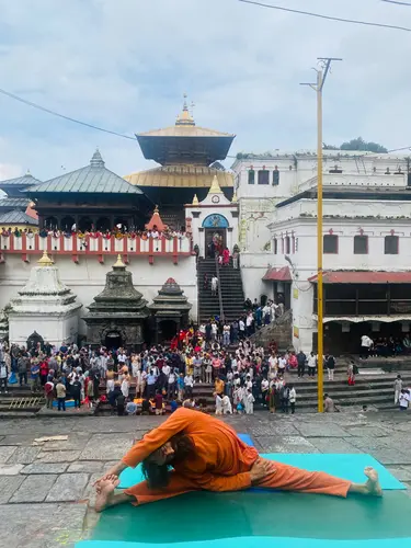 Yoga at Pashupatinath