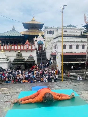 Yoga at Pashupatinath