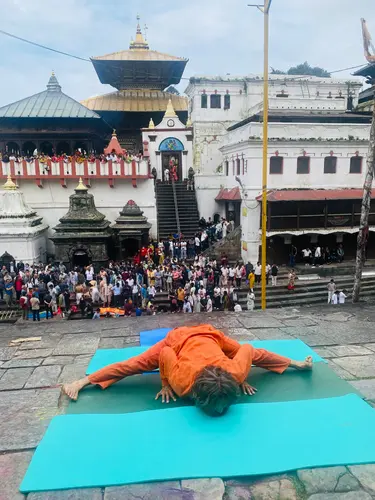 Yoga at Pashupatinath