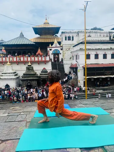 Yoga at Pashupatinath