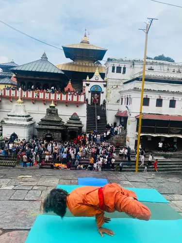 Yoga at Pashupatinath