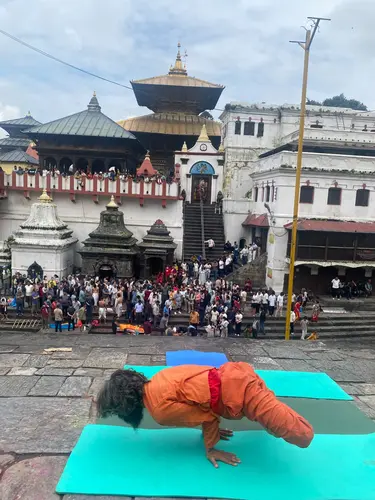 Yoga at Pashupatinath