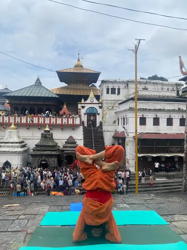 Yoga at Pashupatinath