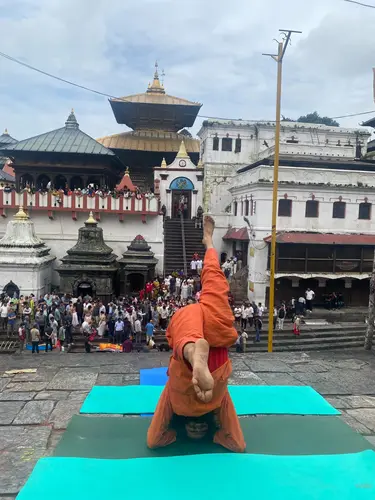 Yoga at Pashupatinath