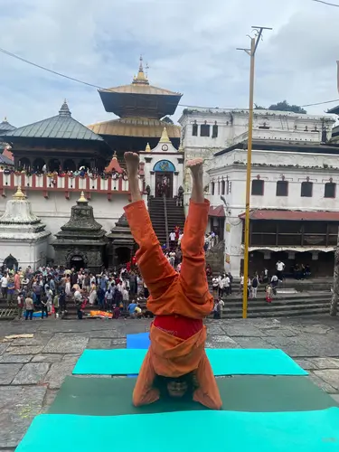 Yoga at Pashupatinath