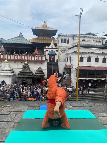 Yoga at Pashupatinath