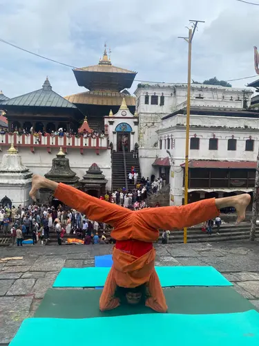 Yoga at Pashupatinath