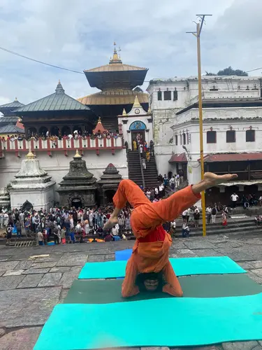 Yoga at Pashupatinath