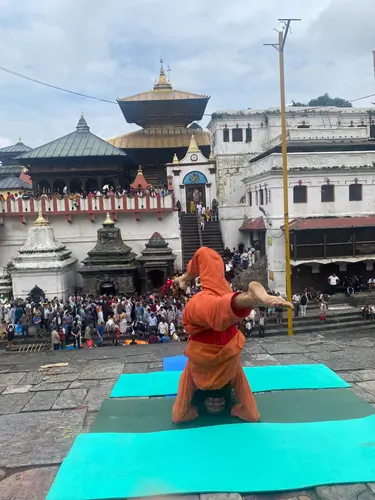 Yoga at Pashupatinath