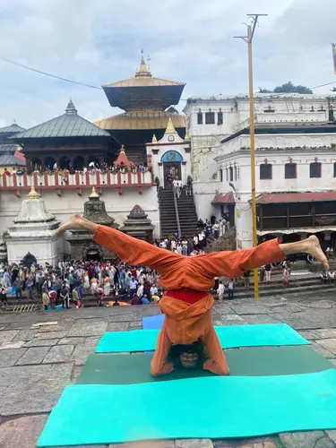 Yoga at Pashupatinath