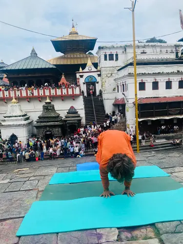 Yoga at Pashupatinath