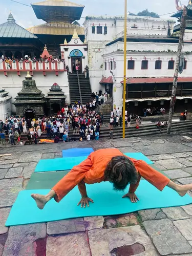 Yoga at Pashupatinath
