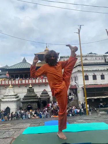 Yoga at Pashupatinath
