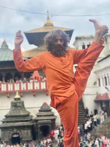 Yoga at Pashupatinath