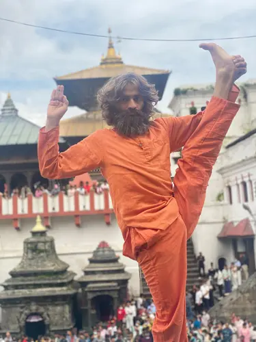 Yoga at Pashupatinath