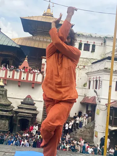 Yoga at Pashupatinath