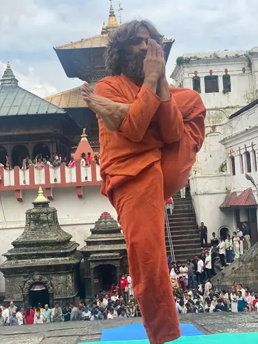 Yoga at Pashupatinath