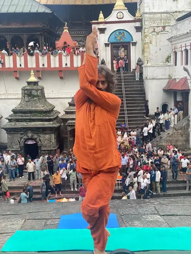 Yoga at Pashupatinath