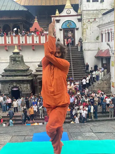 Yoga at Pashupatinath