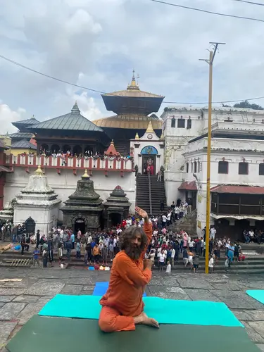 Yoga at Pashupatinath