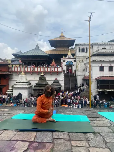 Yoga at Pashupatinath