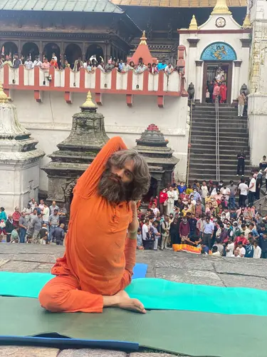 Yoga at Pashupatinath