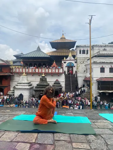 Yoga at Pashupatinath
