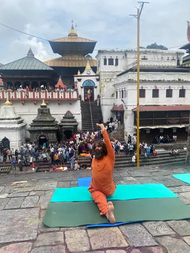 Yoga at Pashupatinath