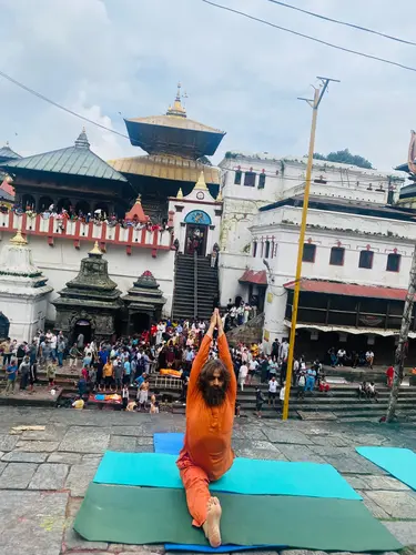 Yoga at Pashupatinath