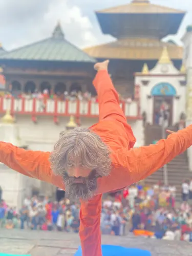 Yoga at Pashupatinath