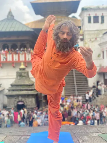Yoga at Pashupatinath
