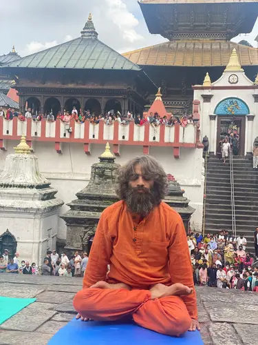 Yoga at Pashupatinath