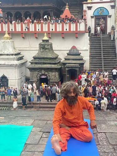 Yoga at Pashupatinath