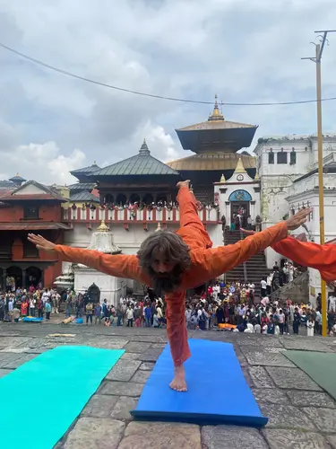 Yoga at Pashupatinath