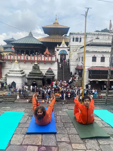 Yoga at Pashupatinath