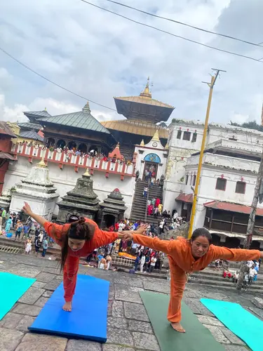 Yoga at Pashupatinath