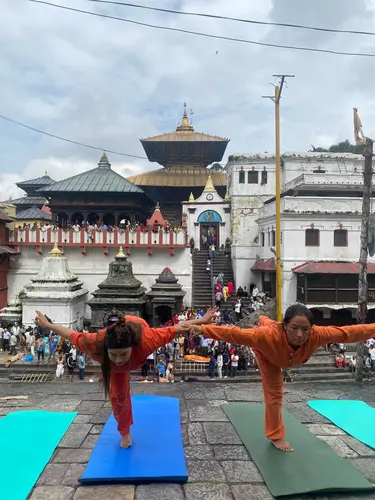 Yoga at Pashupatinath