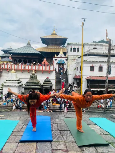 Yoga at Pashupatinath