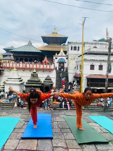 Yoga at Pashupatinath