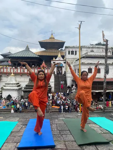 Yoga at Pashupatinath