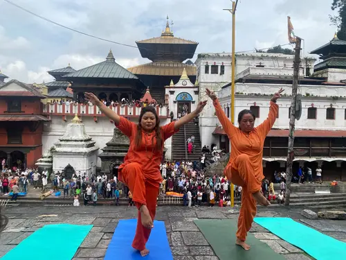 Yoga at Pashupatinath