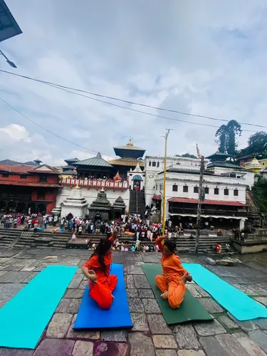 Yoga at Pashupatinath