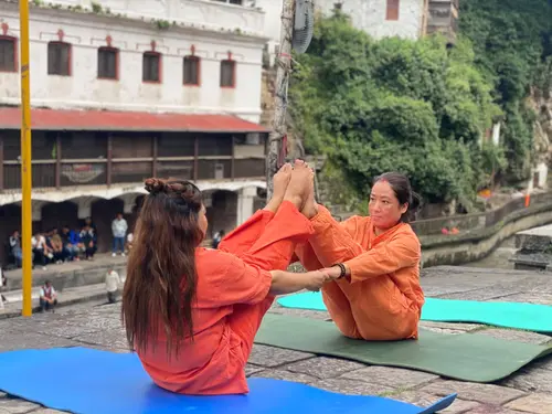 Yoga at Pashupatinath