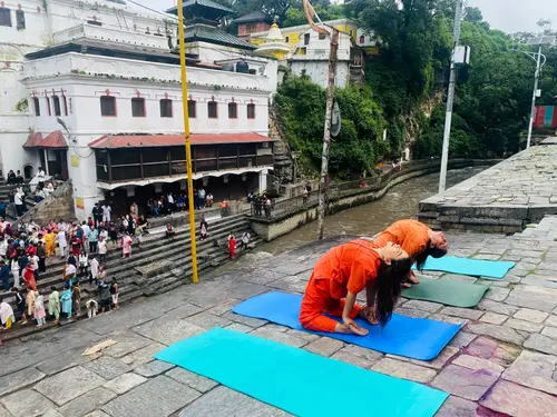 Yoga at Pashupatinath