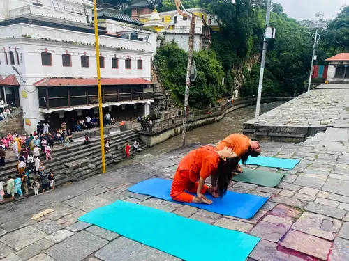 Yoga at Pashupatinath