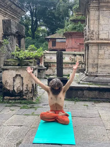 Yoga at Pashupatinath