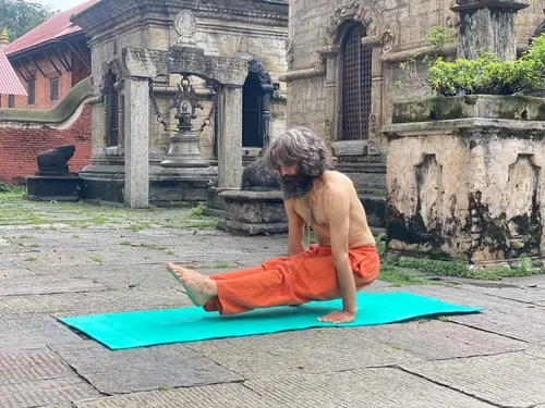 Yoga at Pashupatinath