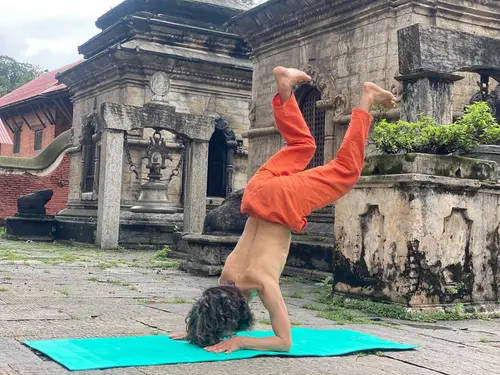 Yoga at Pashupatinath