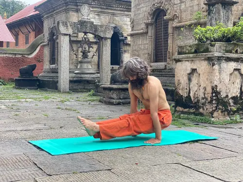 Yoga at Pashupatinath