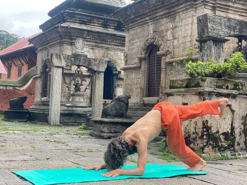 Yoga at Pashupatinath
